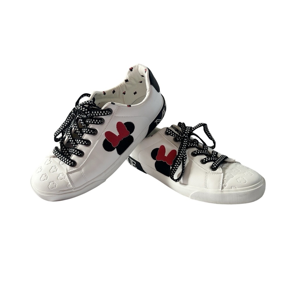 Disney Minnie Mouse Womens Size 9.5 Ground Up Low Top Court‎ Sneakers Shoes